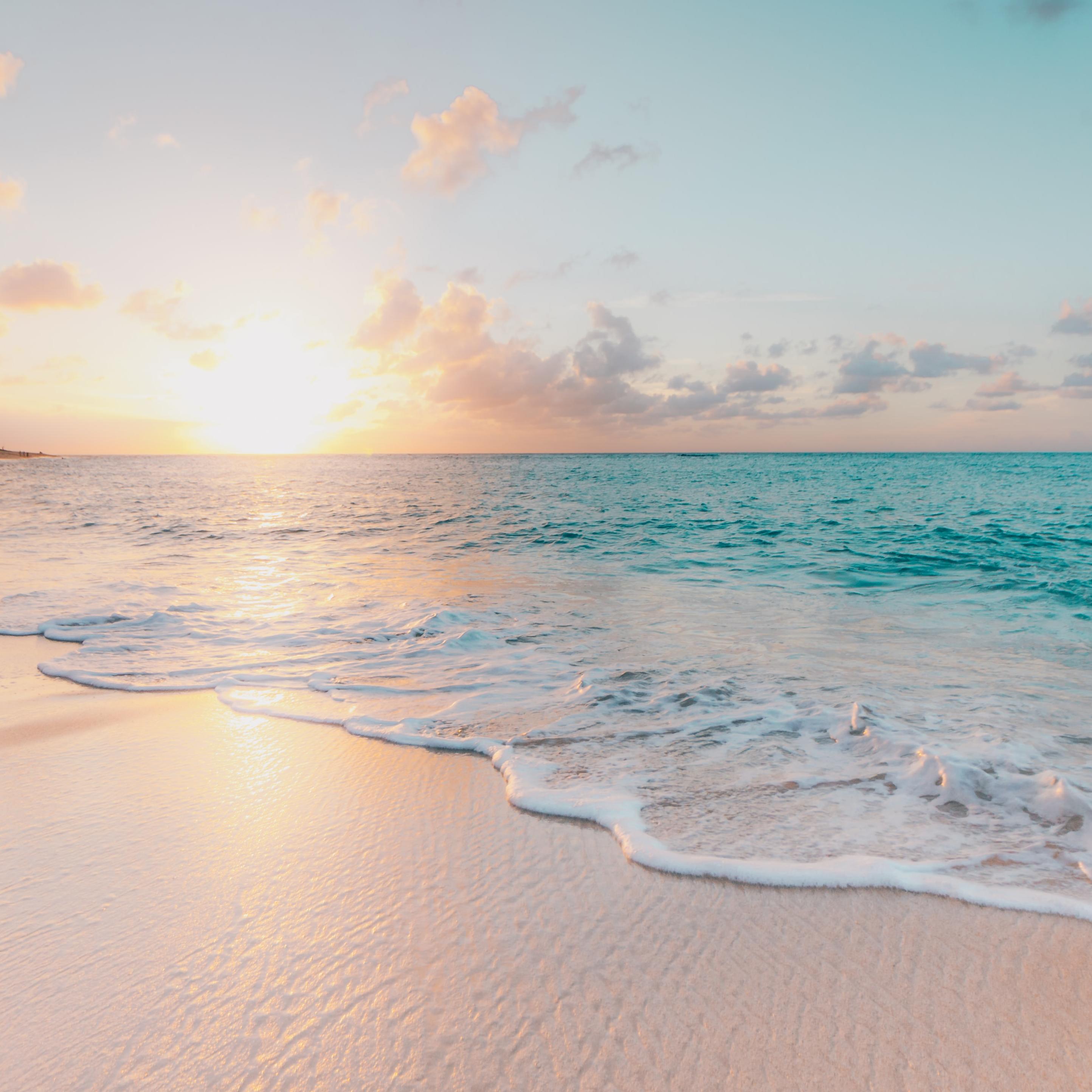sunset on beach
