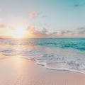 sunset on beach